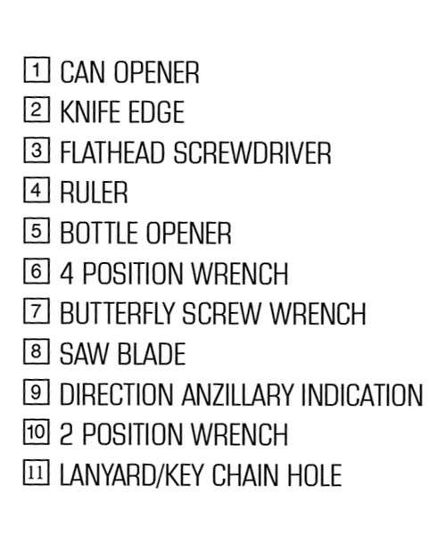 11-IN-1-Survival Tool