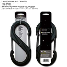 S-Biner Double Gated Plastic Carabiner Size #8
