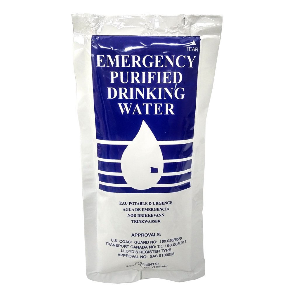 Emergency Drinking Water, 125ml Pouch Adventure Pro Zone