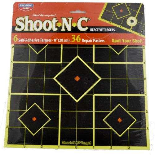 Shoot-N-C 8-Inch Reactive Targets, 6-Pack