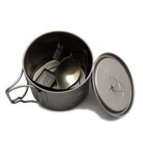 TOAKS ULTRALIGHT TITANIUM SOLID FUEL COOK SYSTEM