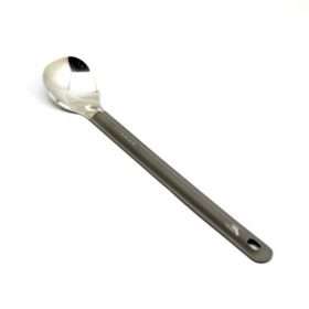 TOAKS Titanium Long Handle Spoon with Polished Bowl 