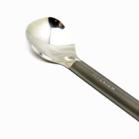 Toaks Titanium Long Handle Spoon with Polished Bowl 