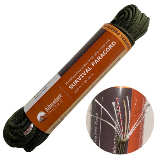 Multifunctional 550 Survival Paracord, 30.5 m