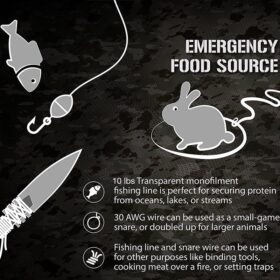 Multifunctional 550 Survival Paracord, SurvivorCord