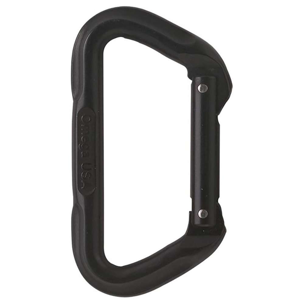 Omega Pacific Tactical D Carabiner Black Adventure Pro Zone