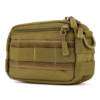 Protector Plus Tactical Utility MOLLE Pouch is made of tough and durable 1000 denier cordura nylon and incorporates a great functional design with strong webbing belt loops on the rear site.