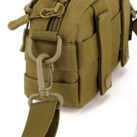 Protector Plus Tactical Utility MOLLE Pouch is made of tough and durable 1000 denier cordura nylon and incorporates a great functional design with strong webbing belt loops on the rear site.
