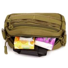 Protector Plus Tactical Utility MOLLE Pouch is made of tough and durable 1000 denier cordura nylon and incorporates a great functional design with strong webbing belt loops on the rear site.