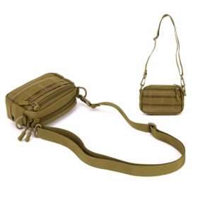 Protector Plus Tactical Utility MOLLE Pouch is made of tough and durable 1000 denier cordura nylon and incorporates a great functional design with strong webbing belt loops on the rear site.
