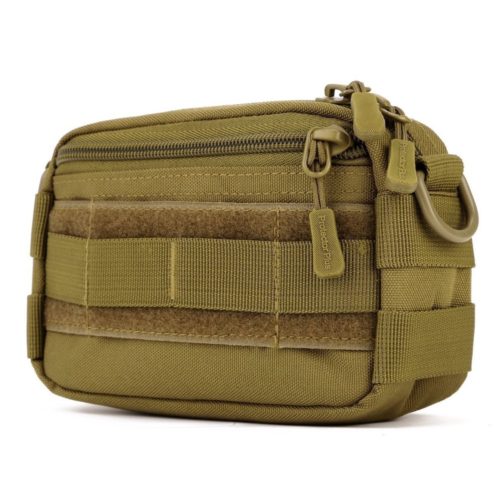 Protector Plus Tactical Utility MOLLE Pouch is made of tough and durable 1000 denier cordura nylon and incorporates a great functional design with strong webbing belt loops on the rear site.