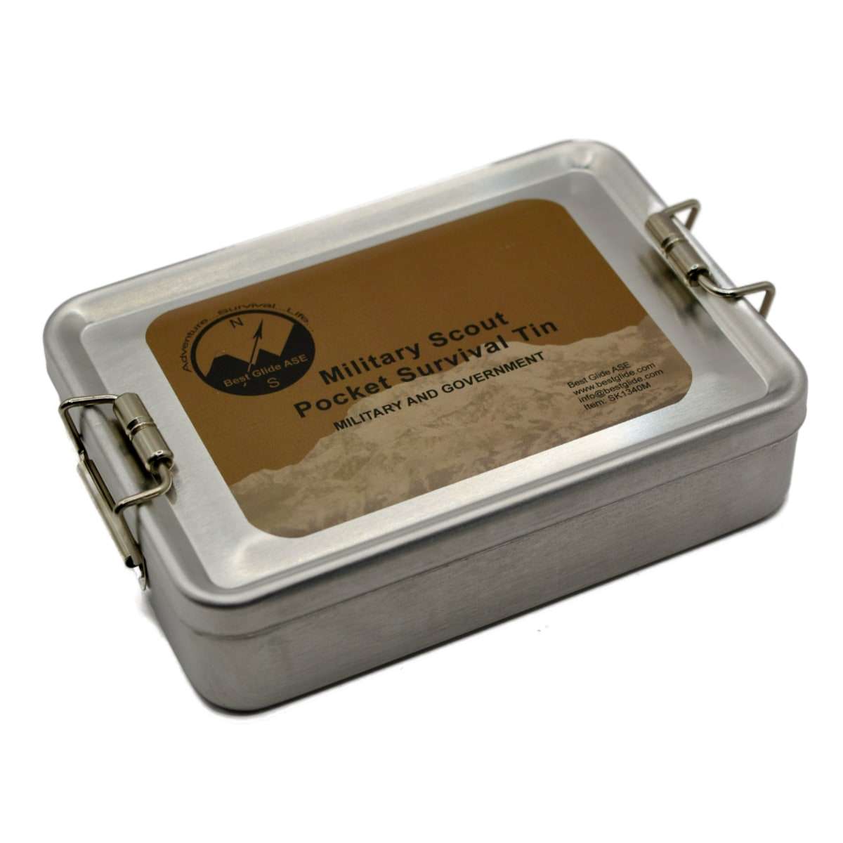 Best Glide Military Scout Pocket Survival Tin