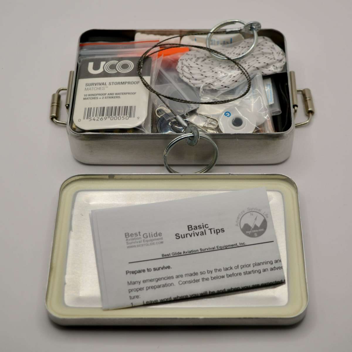 Best Glide Military Scout Pocket Survival Tin