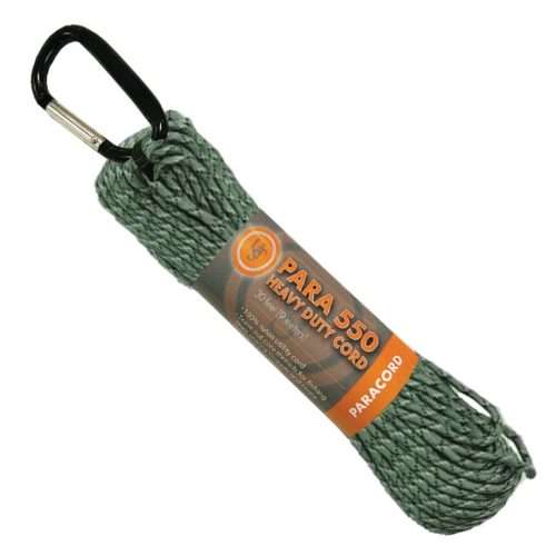 UST Para 550 Hank 30 ft, Green Camo Paracord