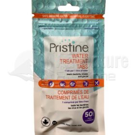 Pristine Water Purification Tabs, 50-pack