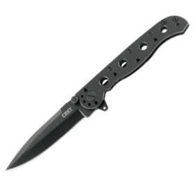 CRKT M16-01KS SPEAR POINT BLACK STAINLESS STEEL HANDLE