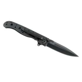 CRKT M16-01KS SPEAR POINT BLACK STAINLESS STEEL HANDLE