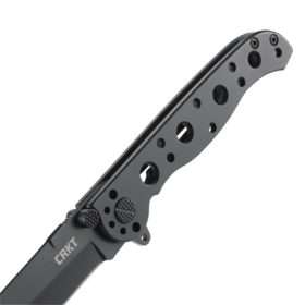 CRKT M16-01KS SPEAR POINT BLACK STAINLESS STEEL HANDLE