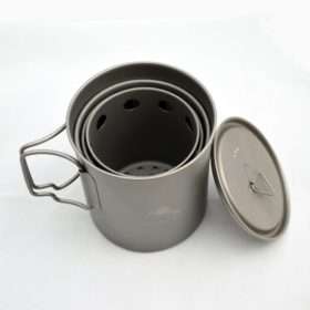 TOAKS Titanium Backpacking Wood Burning Stove, Small
