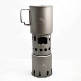 TOAKS Titanium Backpacking Wood Burning Stove, Small