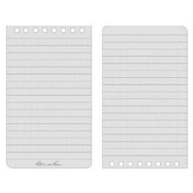 Alternative view of All-Weather Top-Spiral Notebook 735, 3 x 5", Black