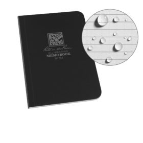 Rite in the Rain All-Weather Notebook 754, 3-1/2 x 5 inch, Black