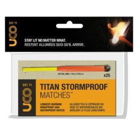 UCO TITAN STORMPROOF MATCHES, 25-Pack