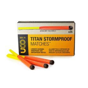 UCO TITAN STORMPROOF MATCHES, 25-Pack