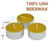 eeswax Tealight Survival Candle, 6 Hrs