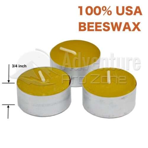 eeswax Tealight Survival Candle, 6 Hrs