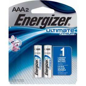 Energizer Ultimate Lithium AAA Battery, 2-pack
