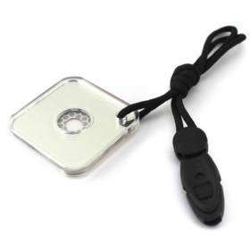 Survival Signal Mirror, Whistle on Lanyard