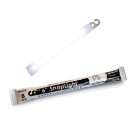 8-Hour Cyalume SnapLight, 6 inch - White Light Stick