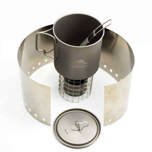 Titanium Alcohol Stove Cook System Adventure Pro Zone