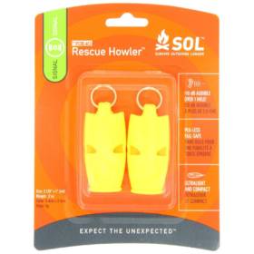 SOL Rescue Howler Whistle, 2/Pack