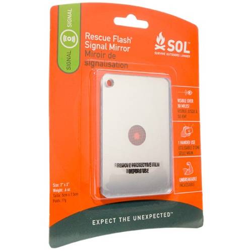 SOL Rescue Flash Signal Mirror