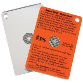 SOL Rescue Flash Signal Mirror