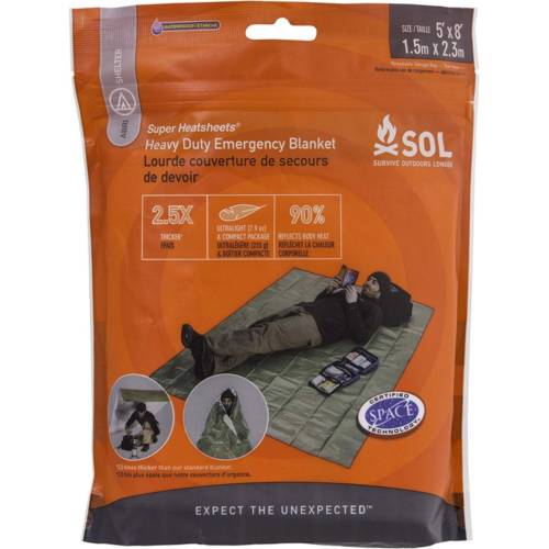 SOL Heavy Duty Emergency Blanket