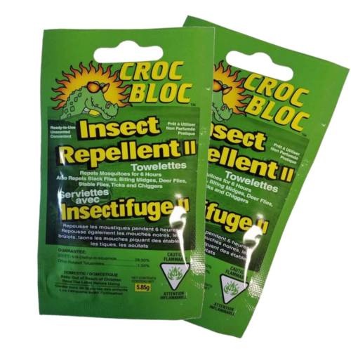 Croc Bloc Insect Repellent Towelettes