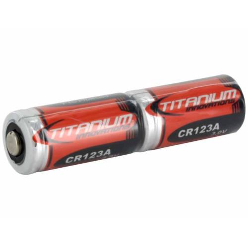 Titanium Innovations CR123A Double Pack