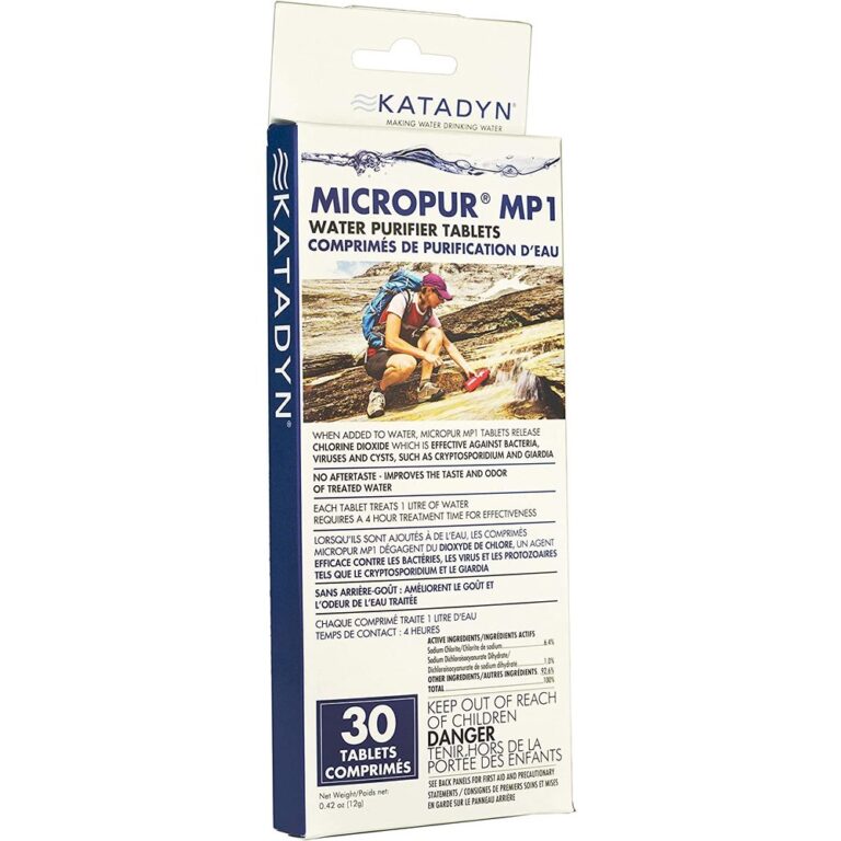 Micropur MP1 Water Purification Tablets, 30/pack Adventure Pro Zone