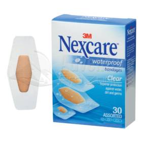 Nexcare Waterproof Bandages, Assorted, 30/Pack