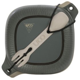 UCO Mess Kit with Spork & Tether, 4 Piece