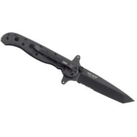 CRKT M16-10KSF TANTO BLACK with Triple Point Serrations