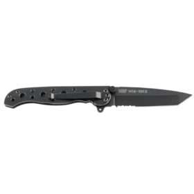 CRKT M16-10KS TANTO BLACK with Triple Point Serrations