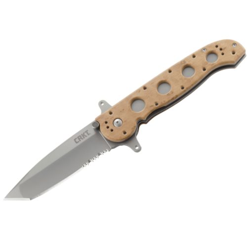 CRKT M16-14ZSF SPECIAL FORCES DESERT TANTO WITH TRIPLE POINT SERRATIONS