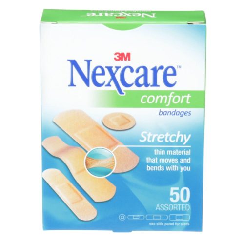 Nexcare™ Comfort Strips, Assorted, 50/Pack