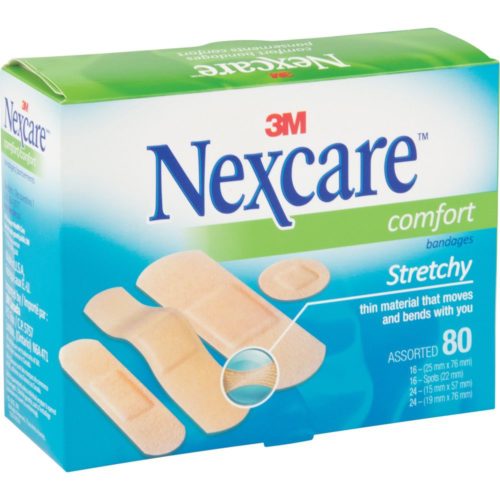 Nexcare™ Comfort Bandages, Assorted, 80/Pack