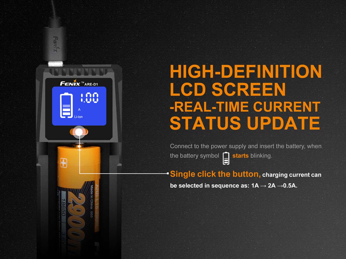Fenix ARE-D1 Battery Charger