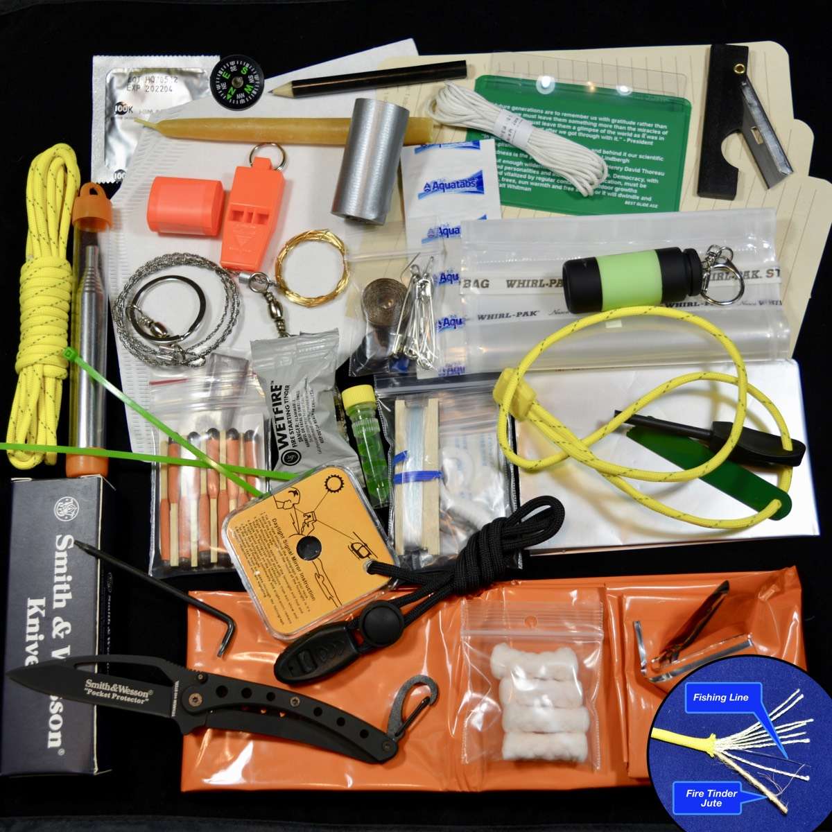 Hiker HYBRID Emergency Kit, IFAK + ISK, Ultralight